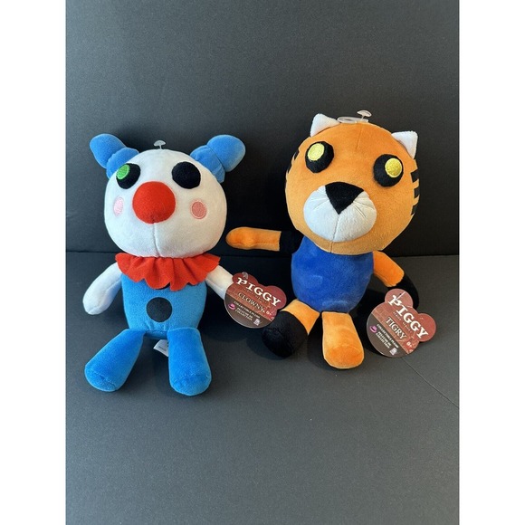 Roblox PIGGY Series 1 Plush Toys - Set Of 2 - Tigry And Clowny - Picture 5 of 5